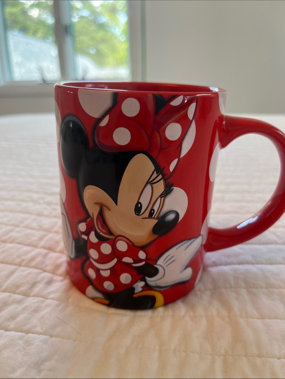 Disney “It’s All About Me” Minnie Mouse Red and Black Ceramic Mug